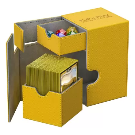 Ultimate Guard Flip´n´Tray  Deck Case 100+ Standard Size XenoSkin Amber product photo