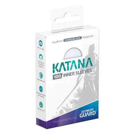 Ultimate Guard Katana Inner Sleeves Standard Size Transparent (100) termékfotója