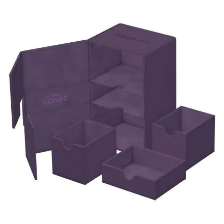 Ultimate Guard Twin Flip`n`Tray 160+ XenoSkin Monocolor Purple termékfotója