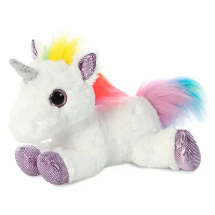 Unicorn white multicolor soft plush toy 31cm product photo