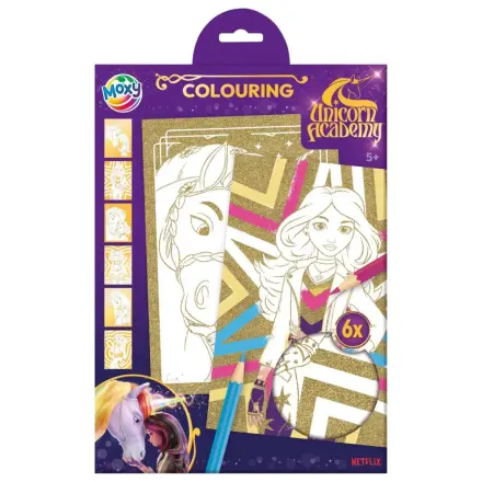Unicorn Academy Shine Glittering Coloring Book A4 product photo