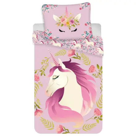 Unicorn Flowers Duvet Cover product photo