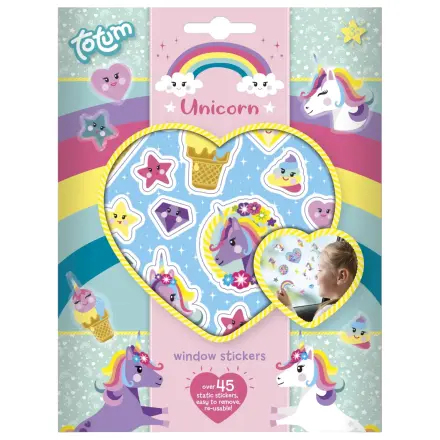 Unicorn Happy Window Cling Set product photo