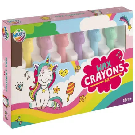 Unicorn Happy Shape Crayon, 6-count product photo