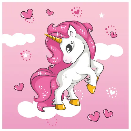 Unicorn Special hand towel, face towel, towel product photo