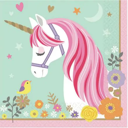 Unicorn Napkins 16 pc, 33*33 cm product photo