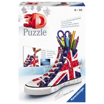 Union Jack 3D Sneaker puzzle pencil case 108pcs product photo