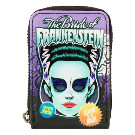 Universal Monsters by Loungefly Wallet Bride of Frankenstein Neon Mask termékfotója