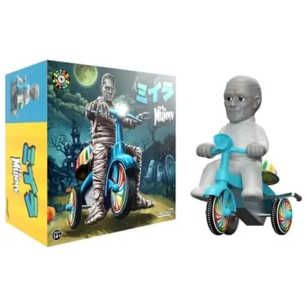 Universal Monsters Super Cycles Vehicle The Mummy (Light Grey w/ Blue Trike) product photo