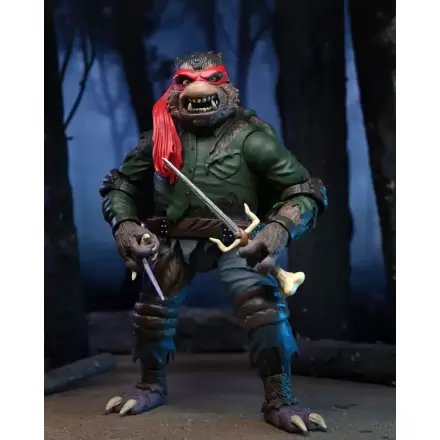 Universal Monsters x Teenage Mutant Ninja Turtles Action Figure Ultimate Raphael as The Wolfman 18 cm termékfotója