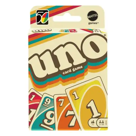 UNO Card Game Iconic Series Anniversary Edition 1970's product photo
