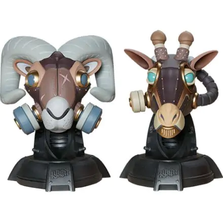 Unruly Designer Series Busts Ram and Giraffe Guerilla Squadron Set by Freehand Profit 23 cm product photo