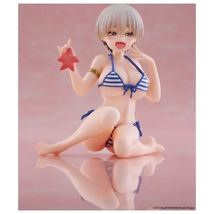 Uzaki-chan Wants to Hang Out! Desktop Cute PVC Figure Hana Uzaki (Swim wear Ver.) 13 cm product photo