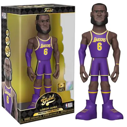 Vinyl Gold figure Lakers Lakers Lebron James 30cm Chase product photo
