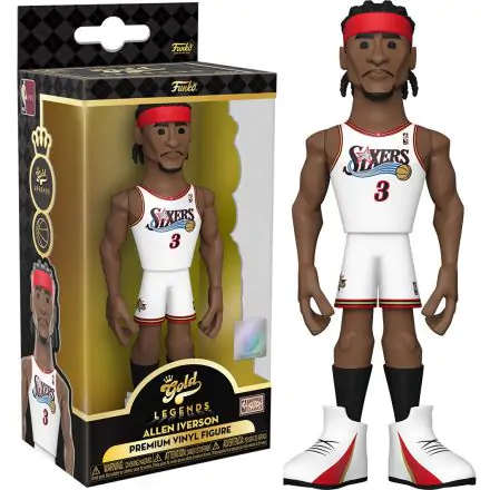 Vinyl Gold figure NBA 76ers Allen Iverson product photo