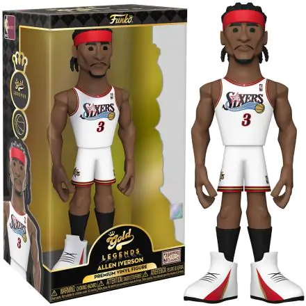 Vinyl Gold figure NBA 76ers Allen Iverson 30cm product photo