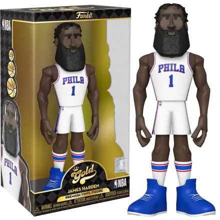 Vinyl Gold figure NBA 76ers James Harden 30cm product photo