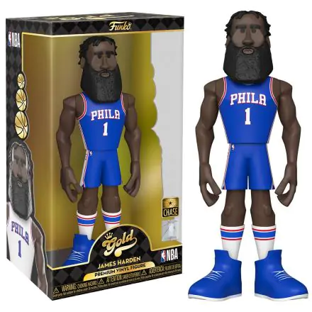 Vinyl Gold figure NBA 76ers James Harden 30cm Chase product photo