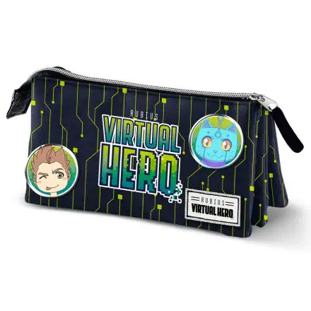 Virtual Hero Black triple pencil case product photo
