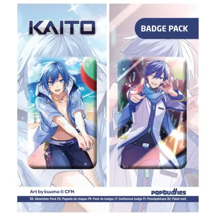 Vocaloid Button 2-Pack Kaito (Art by kuuma) product photo