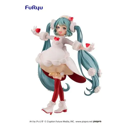 Vocaloid Sweet Tea Time PVC Statue Hatsune Miku Strawberry Short 17 cm product photo