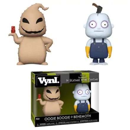 Vynl figures Disney Nightmare Before Christmas Oogie Boogie and Behemoth product photo