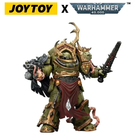 Warhammer 40,000 Action Figure Death Guard Blightlord Terminator 3 with Combi-bolter and Bubotic Blade 14 cm product photo