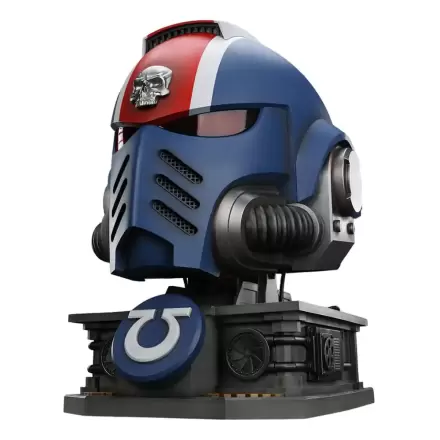 Warhammer 40,000: Space Marine 2 Replica Ultramarines Lieutenant Titus helmet with Display Stand 44 cm  product photo