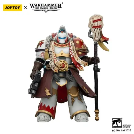 Warhammer 40,000 Action Figure White Scars Stormseer Consulwith Force Staff and Bolt Pistol 12 cm product photo