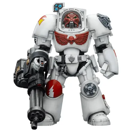 Warhammer 40,000 Action Figure White Scars Terminator 3 with Power Fist and Assault Cannon 14 cm product photo