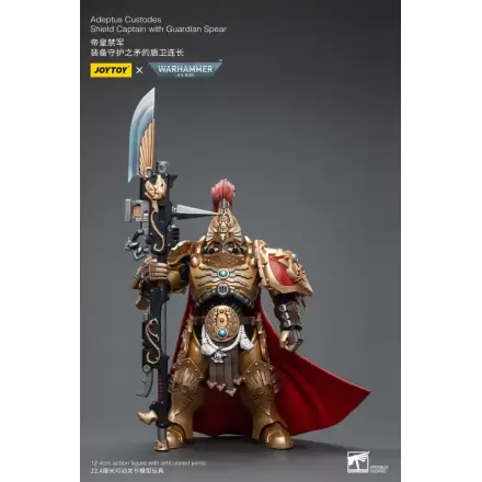 Warhammer 40k Action Figure 1/18 Adeptus Custodes Shield Captain with Guardian Spear 12 cm termékfotója