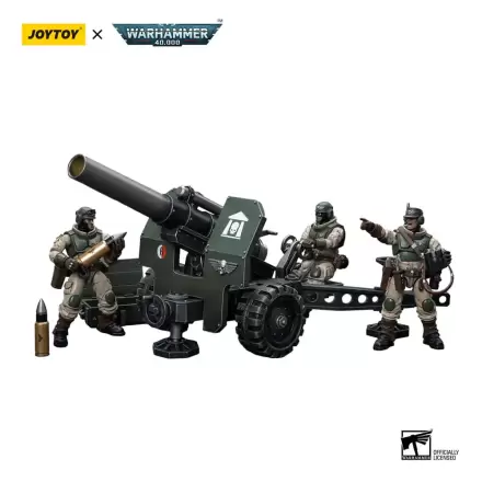 Warhammer 40k Action Figure 1/18 Astra Militarum Ordnance Team with Bombast Field Gun 12 cm product photo