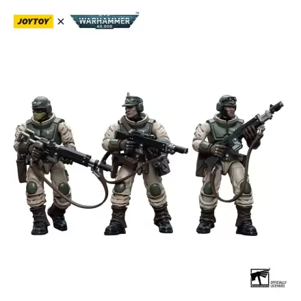 Warhammer 40k Action Figure 1/18 Astra Militarum Ordnance Team with Malleus Rocket Launcher Ordnance Brigade 12 cm product photo