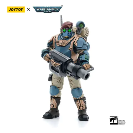 Warhammer 40k Action Figure 1/18 Astra Militarum Tempestus Scions Command Squad 55th Kappic Eagles Grenadier 12 cm product photo