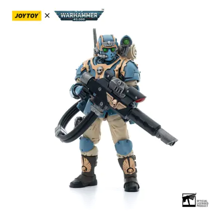 Warhammer 40k Action Figure 1/18 Astra Militarum Tempestus Scions Squad 55th Kappic Eagles Tempestus Scion 1 12 cm product photo