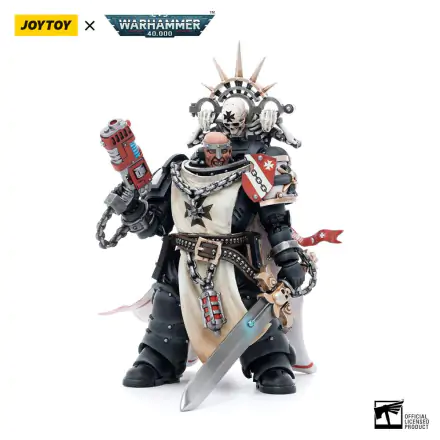 Warhammer 40k Action Figure 1/18 Black Templars Marshal Baldeckrath 12 cm termékfotója