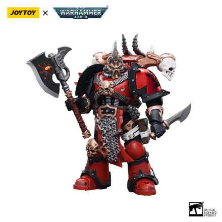 Warhammer 40k Action Figure 1/18 Chaos Space Marines Red Corsairs Exalted Champion Gotor the Blade 12 cm product photo