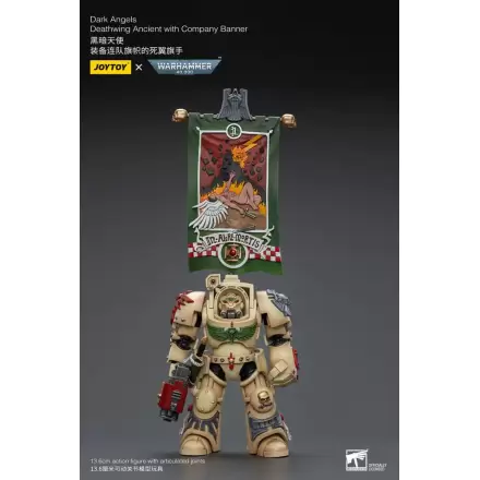 Warhammer 40k Action Figure 1/18 Dark Angels Deathwing Ancient with Company Banner 12 cm termékfotója