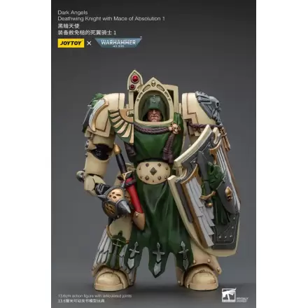 Warhammer 40k Action Figure 1/18 Dark Angels Deathwing Knight with Mace of Absolution 1 12 cm termékfotója