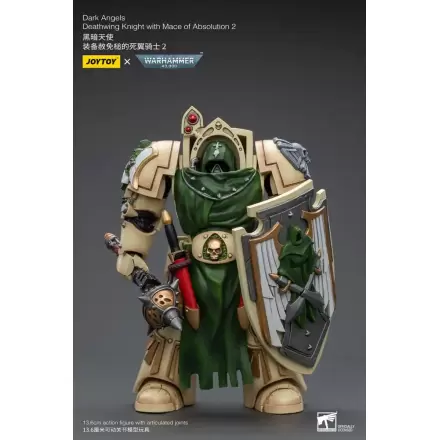 Warhammer 40k Action Figure 1/18 Dark Angels Deathwing Knight with Mace of Absolution 2 12 cm termékfotója