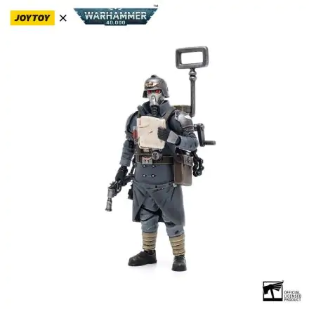 Warhammer 40k Action Figure 1/18 Death Korps of Krieg Veteran Squad Guardsman Communications Specialist 10 cm product photo