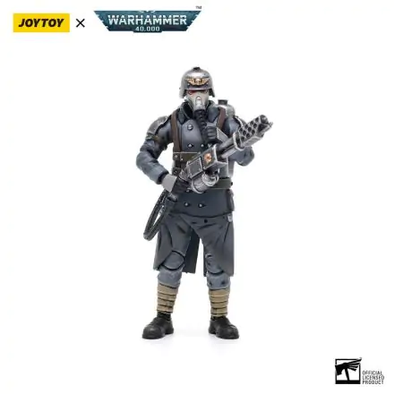 Warhammer 40k Action Figure 1/18 Death Korps of Krieg Veteran Squad Guardsman with Flamer 10 cm product photo