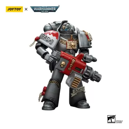 Warhammer 40k Action Figure 1/18 Grey Knights Strike Squad Grey Knight with Psycannon 12 cm product photo