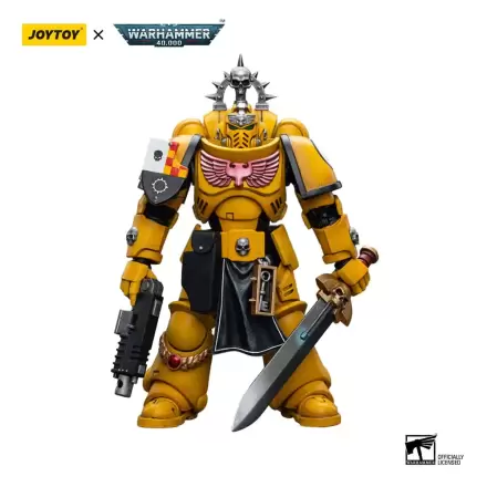 Warhammer 40k Action Figure 1/18 Imperial Fists Lieutenant with Power Sword 12 cm termékfotója