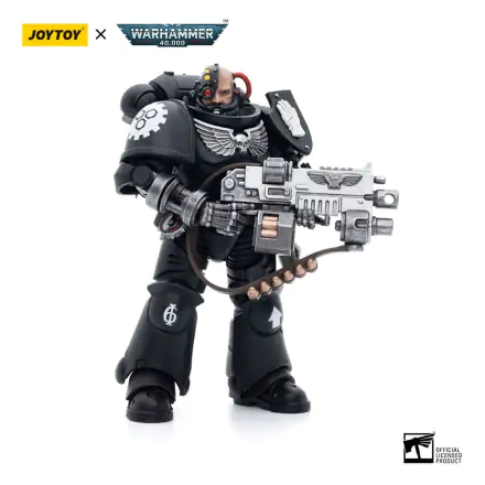 Warhammer 40k Action Figure 1/18 Iron Hands Intercessors Brother Ignar 12 cm product photo