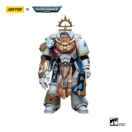 Warhammer 40k Action Figure 1/18 Space Marines White Consuls Captain Messinius 12 cm product photo