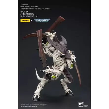 Warhammer 40k Action Figure 1/18 Tyranids Hive Fleet Leviathan Tyranid Warrior with Boneswords 2 15 cm termékfotója