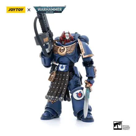 Warhammer 40k Action Figure 1/18 Ultramarines Intercessor Veteran Sergeant Brother Aeontas 12 cm product photo