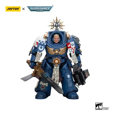 Warhammer 40k Action Figure 1/18 Ultramarines Terminator Captain Severus Agemman 12 cm termékfotója