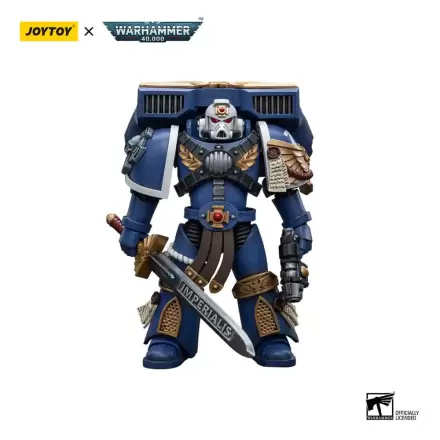 Warhammer 40k Action Figure 1/18 Ultramarines Vanguard Veteran Sergeant 12 cm product photo